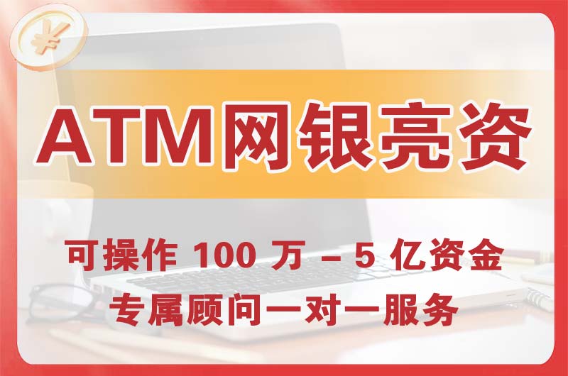 兴平ATM机、网银亮资显账